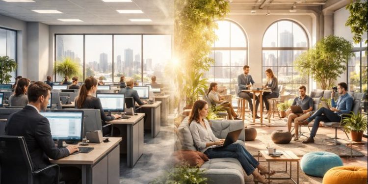 The Shift from Fixed to Flexible Work Models in British Organisations