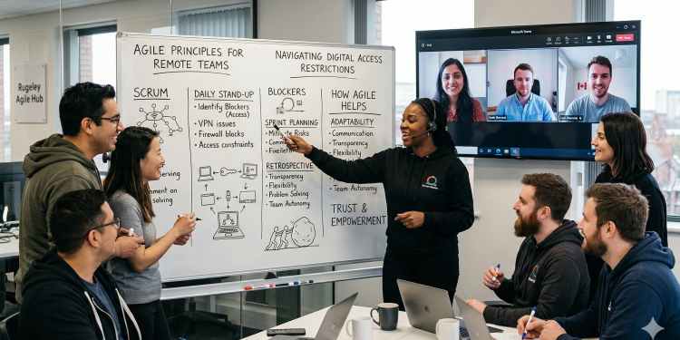 Can Agile Principles Help Remote Teams Navigate Digital Access Restrictions?